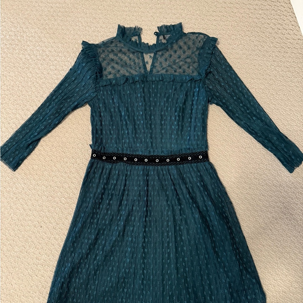 Elegant Teal Kids Dress